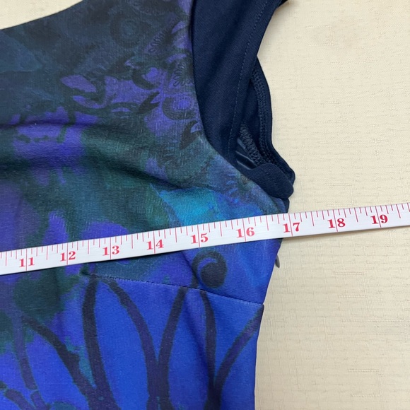 Desigual M blue/green walking all Together is more easy dress - Picture 5 of 14